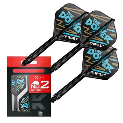 Phil Taylor KFlexFlight und SchaftSystem, No. 2 | Packung mit 3 KFlexAllinone...