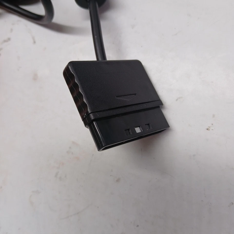 Wired 5.5ft Dual Vibration Controller Gamepad for PS2 & PS1 Transparent Red - Image 4 of 4