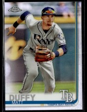 2019 Topps Chrome #104 Matt Duffy Baseball Card 0603K