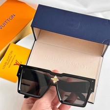 Louis Vuitton Z1547E Cyclone Black Frame Men's Square Sunglasses