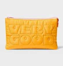 Tabitha Brown Yellow Travel Pouch