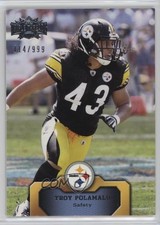 2011 Topps Triple Threads 114/999 Troy Polamalu #80 HOF 7v7