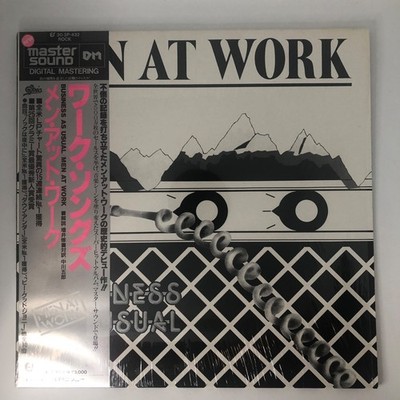 Master Sound Men At Work   Business As Us Japan Vinyl 30 3P-432 Still in Shrink