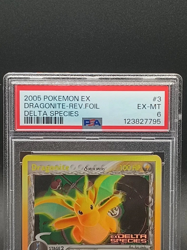 Dragonite (Delta Species) 3/113 Delta Species Reverse Holo PSA 6 EX-MT - Image 4 of 4