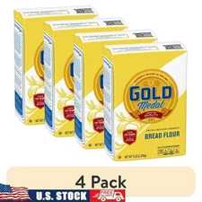 Premium Quality Unbleached Bread Flour Baking Loaves Rolls Pizza 5lb Kosher New