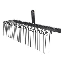 Uimoso Tow Behind Landscape Rake 72" Lawn Dethatcher Rake with 32 Steel Tines