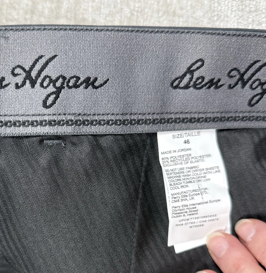 Ben Hogan PERFORMANCE MENS Golf Shorts Sz 46 Gray Moisture Wicking UPF - Изображение 4 из 4