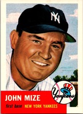 1991 Topps Archives 1953 #77 John Mize