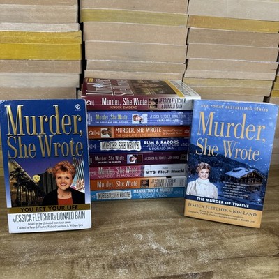 Lot 10 Jessica Fletcher & Donald Bain Cozy Mystery PB Murder She Wrote