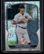 2023 Bowman #BCP-46 Marcos Cabrera Chrome Prospects Speckle Refractors #/299