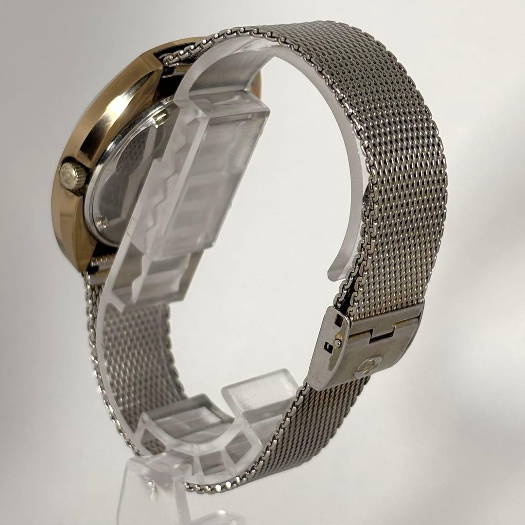 RADO Balboa V Automatic Watch Gold Dial Working Condition Genuine image 6