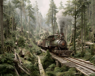 8x10 Train & Railroad Art Print - 971200097