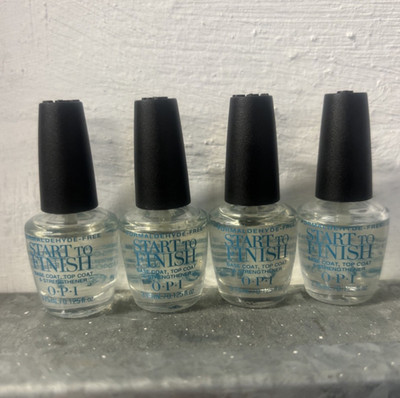 Opi Original Start To Finish Base Coat, Top Coat, Strengthener 4 x 3,75ml = 15ml
