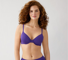 Wacoal 32DD Comfort First Memory Foam T-Shirt Bra NWOT 853339 Purple Indigo