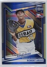2022 Panini Elite Extra Edition Aspirations Blue 223/349 Robert Arias #191 ms9