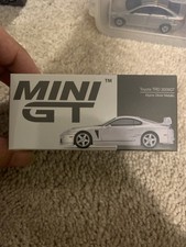 MINI GT Toyota TRD 3000GT Alpine Silver Metallic 1:64 MiJo Limited Edition