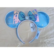 lovely Disney Parks Minnie Ears Cinderella Midnight Carriage Headband US POST