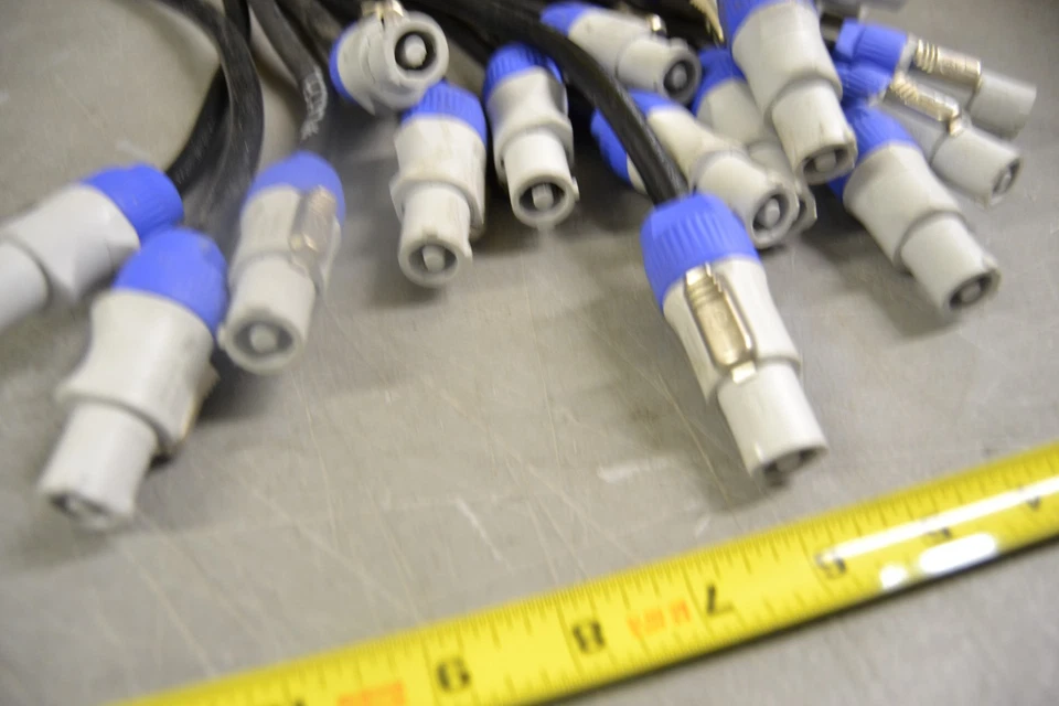 LOTE DE 18 SEETRONIC NAC3FCB y NAC3FCA conectores de 3 polos entrada y salida Foto 2 de 3