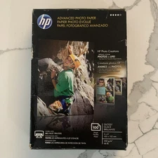 HP Advanced Photo Paper 4X6 Glossy Q6638A 100 Sheets New In Box