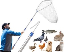Chicken Catching Net ,Chicken Catcher Leg Hook Extendable from 33" to 75.5"