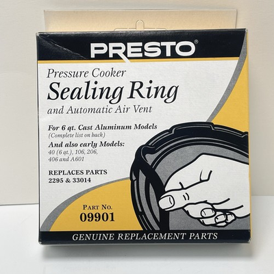 #ad Presto Pressure Cooker Sealing Ring amp; Automatic Air Vent: Part For 6 QT #09901 $8.19