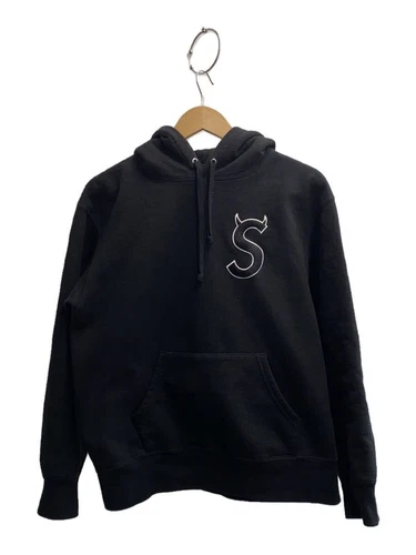 Felpa Supreme con cappuccio 22AW S logo felpa corna L cotone grigio usata