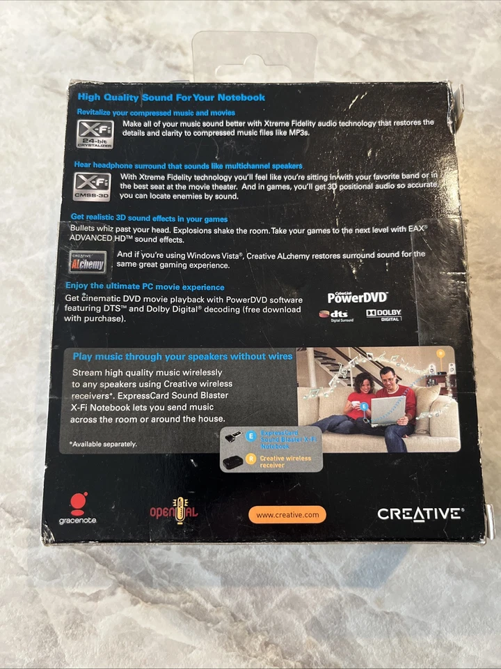 Creative Labs SB0950 ExpressCard Sound Blaster X-Fi Notebook Audio System - Image 3 of 4