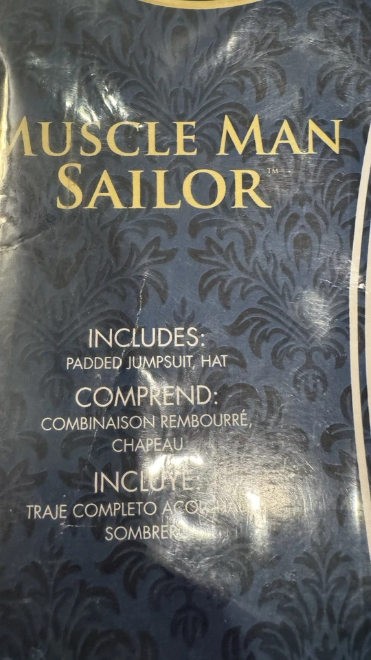 Rubíes Opus Colección Hombre Musculoso Marinero Halloween Disfraz Niño Talla Med 8-10 Foto 2 de 3