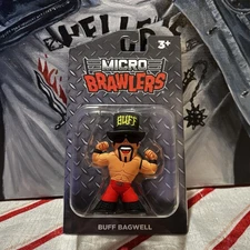 NEW/Sealed Pro Wrestling Crate Micro Brawler Exclusive Buff Bagwell WWE AEW WCW