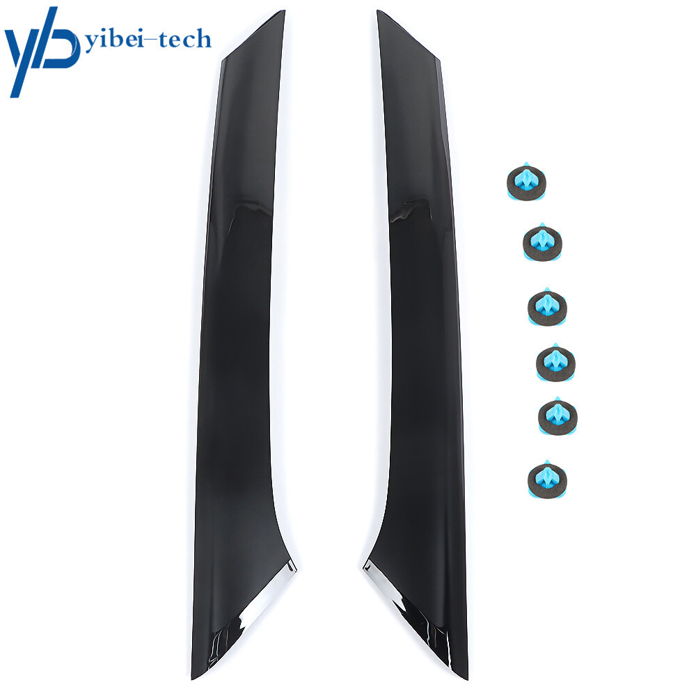 For 09 2010-2018 Ford Flex Windshield-Out Pillar Molding Black