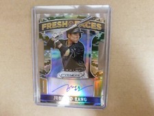 JUNG-HO KANG 2015 PANINI PRIZM CAMO FRESH FACES PRIZM AUTO NO. 23 189/199