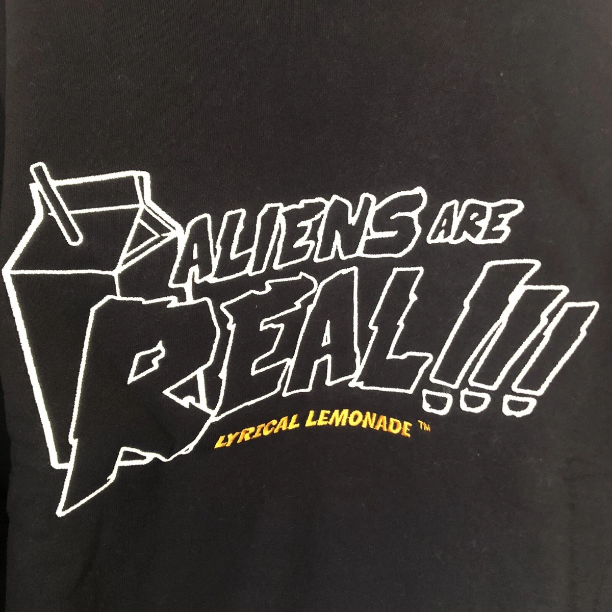 Lyrical lemonade aliens cheap are real hoodie