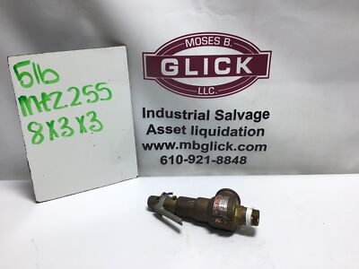 Kunkle 6010 E1 3/4'' Brass Safety Pressure Relief Pop off Valve 100 PSI Set