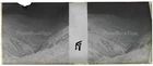 Mountain Glass Plate Stereo NEGATIVE Vintage N18