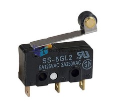 10x SS-5GL2 Subminiature Basic Switches SPDT Hinge roller lever 0.49N 5A