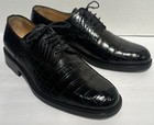 FRATELLI PELUSO/BARNEYS NEW YORK Alligator/Crocodile Lace Up Oxford Shoes Loafer — photo 2