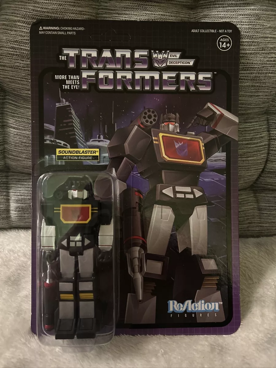 Transformers Super 7 ReAction Figure Wave 3 Soundblaster