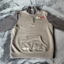 Disneyland Resorts Authentic Blue Gray 1/4 Zip Pullover With Pockets Large