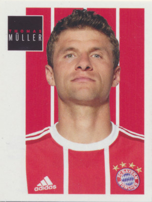 BAM1718 - Sticker 155 - Thomas Müller - Panini FC Bayern München 2017/18