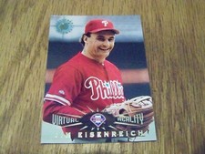 JIM EISENREICH   VIRTUAL REALITY TOPPS STADIUM CLUB 1995  BASEBALL CARD # 110