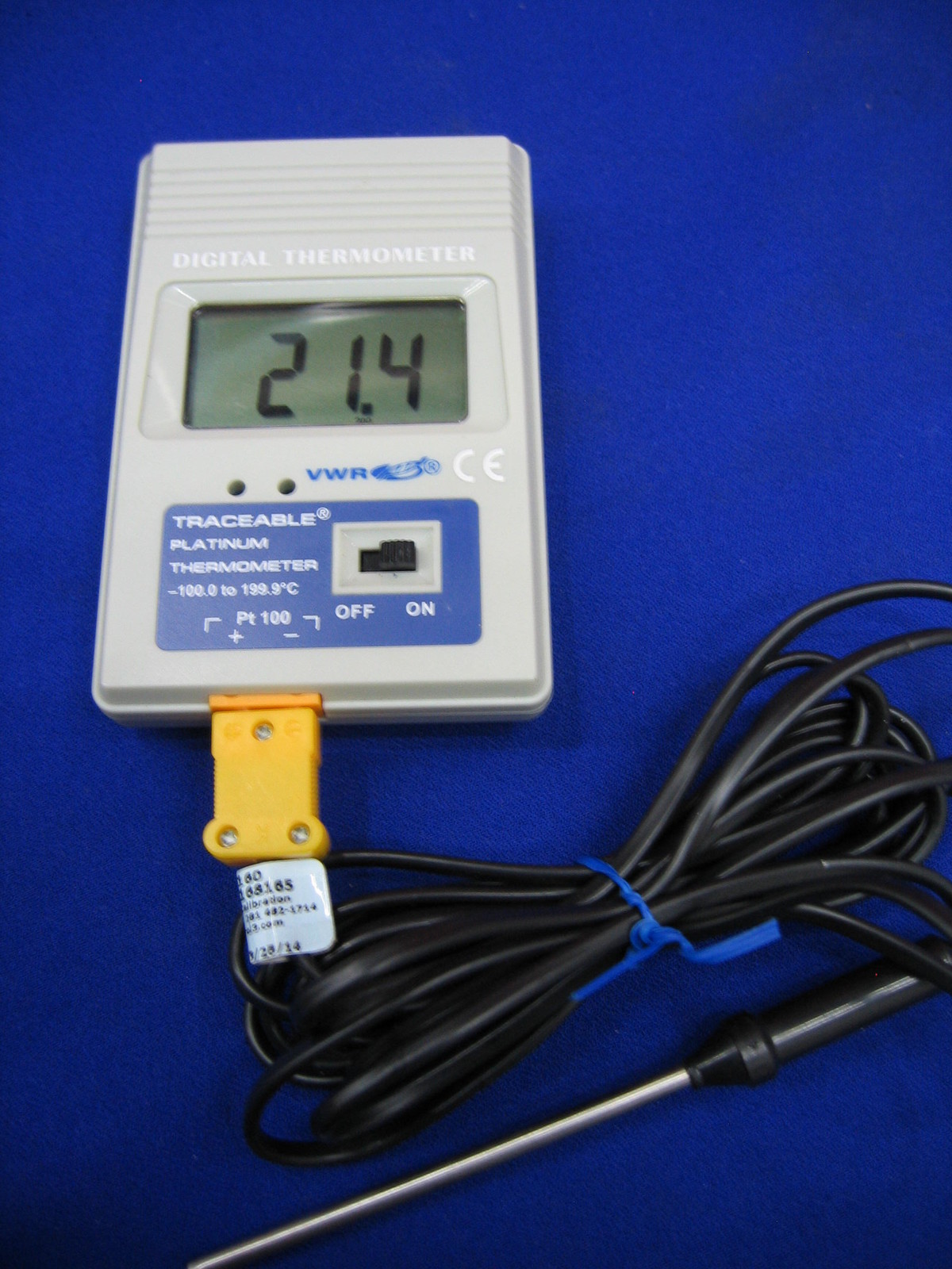 Vwr Termometer VWR 36934-160 Traceable Digital Platinum Freezer Thermometer - CELSIUS ...