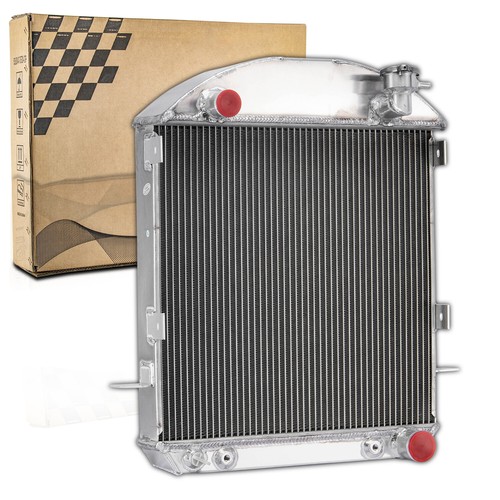 4 Row Aluminum Radiator For 1917-1927 1925 Ford Model T 2.9L l4 Chevy Engine