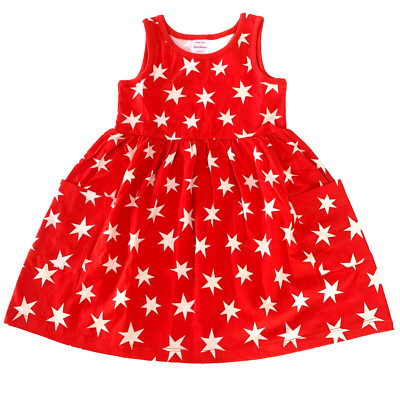 Hanna Andersson Cotton  ''STAR POCKET DRESS''  5 Years, 110 cm. Great Gift Idea!