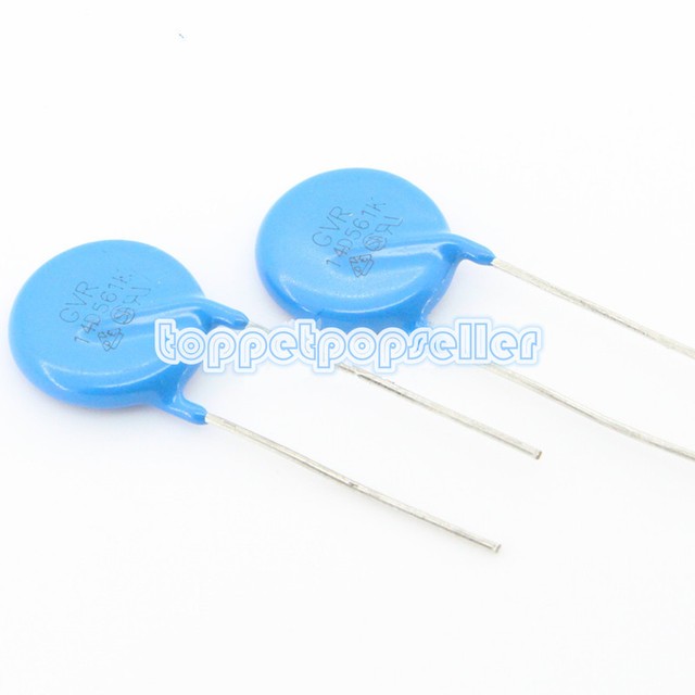 10Pcs 14D561K 560V 14K561 Metal Oxide Varistor Volt Dependent Resistors ...