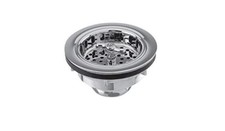 Brasstech 120/10 4-3/8" Large Basket Strainer Solid Brass, Satin Bronze