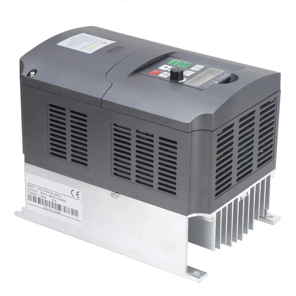 Variable Frequency Drive 220V To 380V 3‑Phase Motor Speed Controller 11KW/15HP - Image 2 of 4