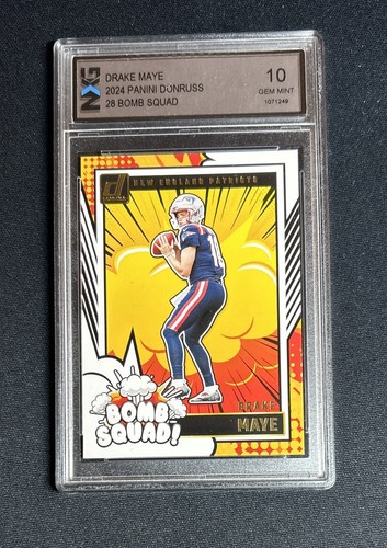 JJ McCarthy 2024 Panini Donruss Rome Odunze #3 Bomb Squad Rookie