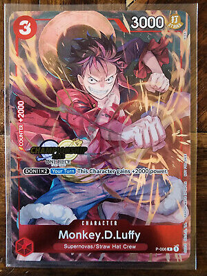 Monkey.D.Luffy P-006 2023 Celebration Pack Championship Monkey.D.Luffy P-006 2023 Celebration Pack Championship