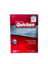 Intuit Quicken Deluxe 2009 ONLY WORKS w/ WIN XP Vista NOT FOR WINDOWS 10/11