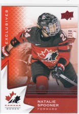 2020 UD TEAM CANADA WOMEN..NATALIE SPOONER..EXCLUSIVES../250..CARD # 66